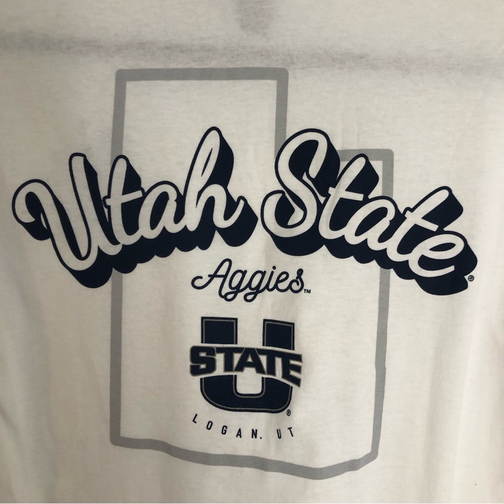 NWT Champion logo Utah State Aggies, white T-Shirt Mens, various Size - Picture 6 of 12